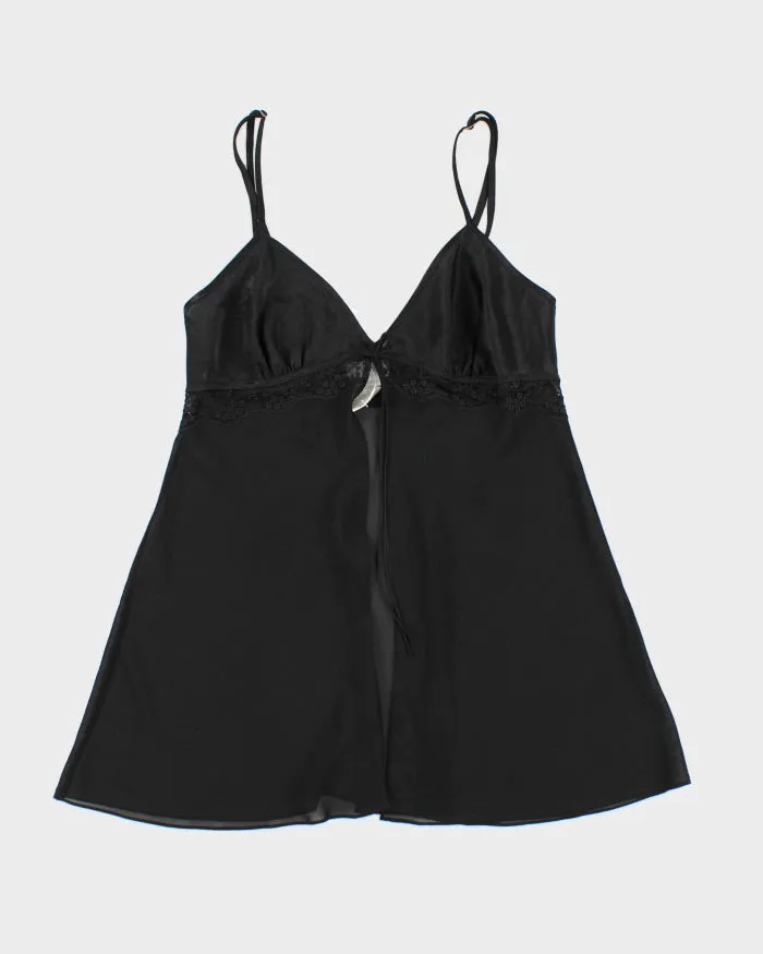 Y2k 00s La Senza Black Cami - S sold by Rokit