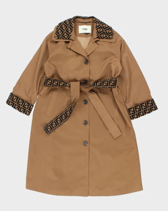 Vintage Fendi Embroidered Long Overcoat - L sold by Rokit