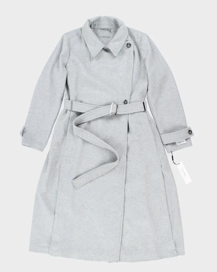 Vintage DSWT Calvin Klein Wool Blend Overcoat - L sold by Rokit