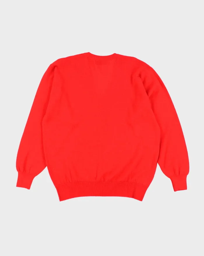 Vintage Pringle of Scotland Lambswool Patterned V-Neck Jumper - L sold by Rokit product image thumbnail 2