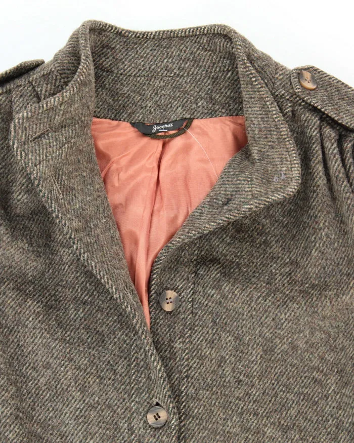 Vintage 80's Jocardi Heavyweight Wool Blend Overcoat - M sold by Rokit product image thumbnail 3