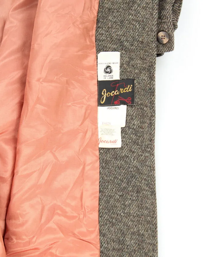 Vintage 80's Jocardi Heavyweight Wool Blend Overcoat - M sold by Rokit product image thumbnail 5