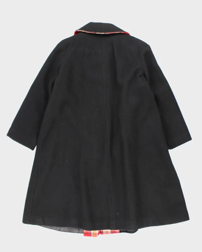 Vintage 90's Heavyweight Collared Wool Blend Overcoat - M sold by Rokit product image thumbnail 2