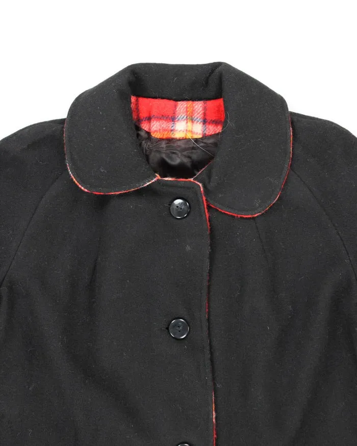 Vintage 90's Heavyweight Collared Wool Blend Overcoat - M sold by Rokit product image thumbnail 3