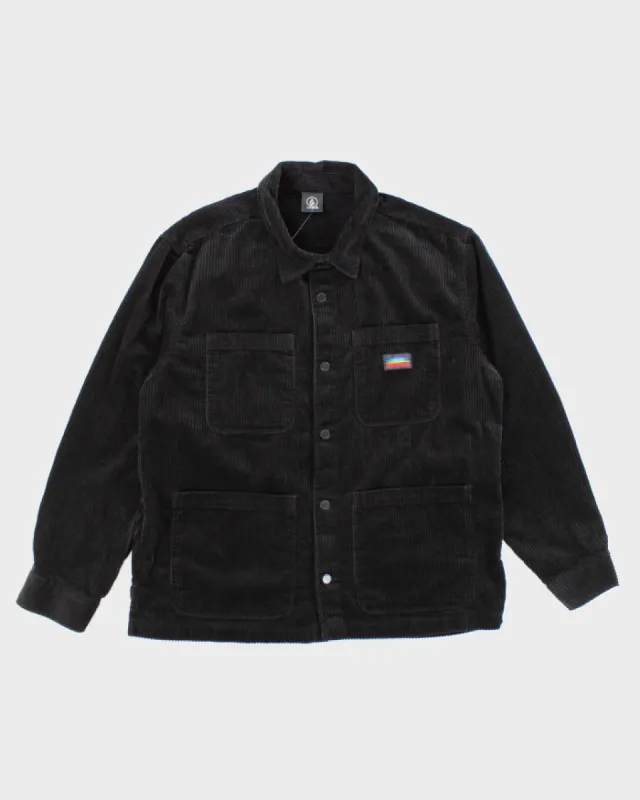 Vintage 2000's Volcom Corduroy Snap Button Shirt - L sold by Rokit