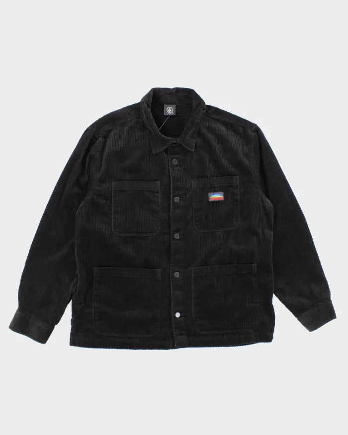 Vintage 2000's Volcom Corduroy Snap Button Shirt - L sold by Rokit