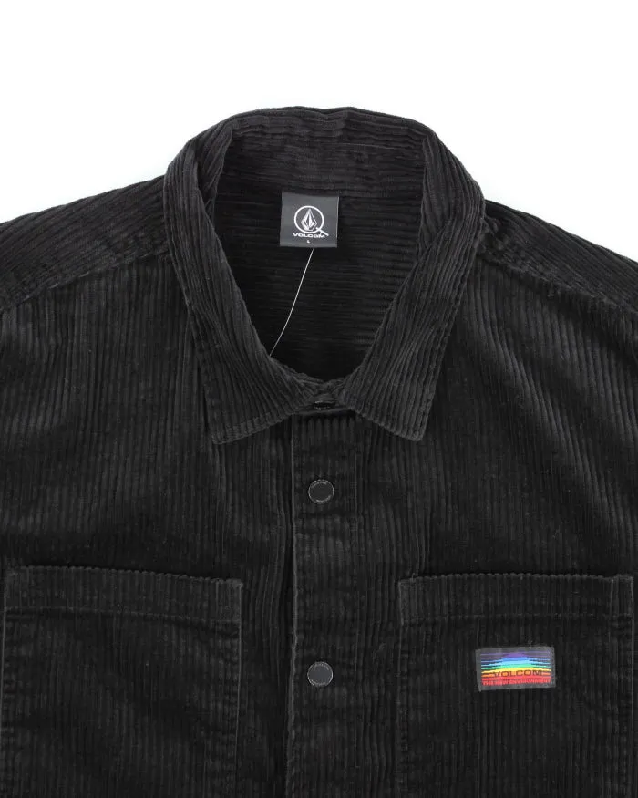 Vintage 2000's Volcom Corduroy Snap Button Shirt - L sold by Rokit product image thumbnail 3