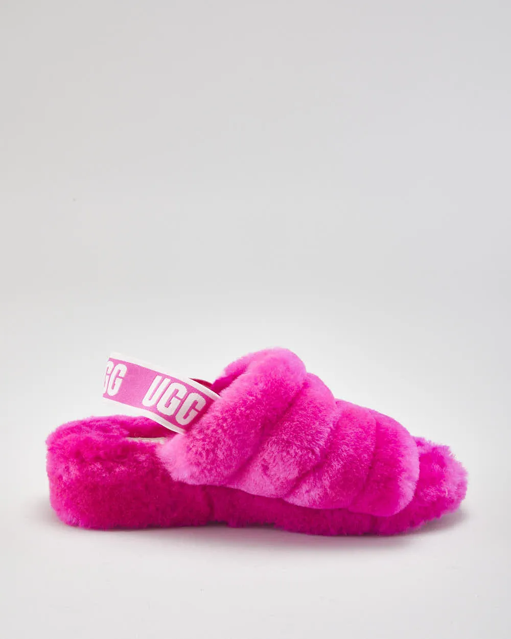 UGG Fluffy Pink Sliders - UK4 sold by Rokit product image thumbnail 2