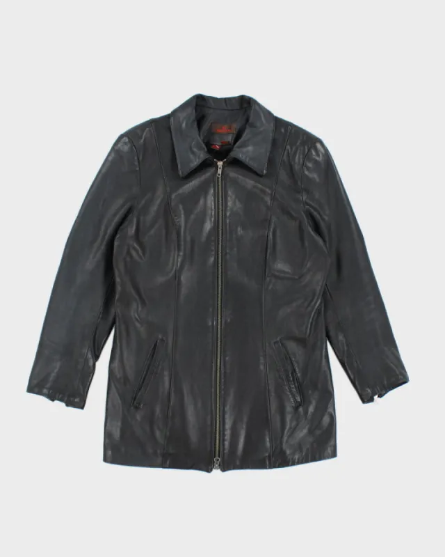 Vintage Y2K Danier Slim Fit Zip Up Leather Jacket - M sold by Rokit