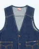 Vintage 70's GWG Denim Vest - XL sold by Rokit