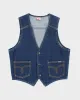 Vintage 70's GWG Denim Vest - XL sold by Rokit