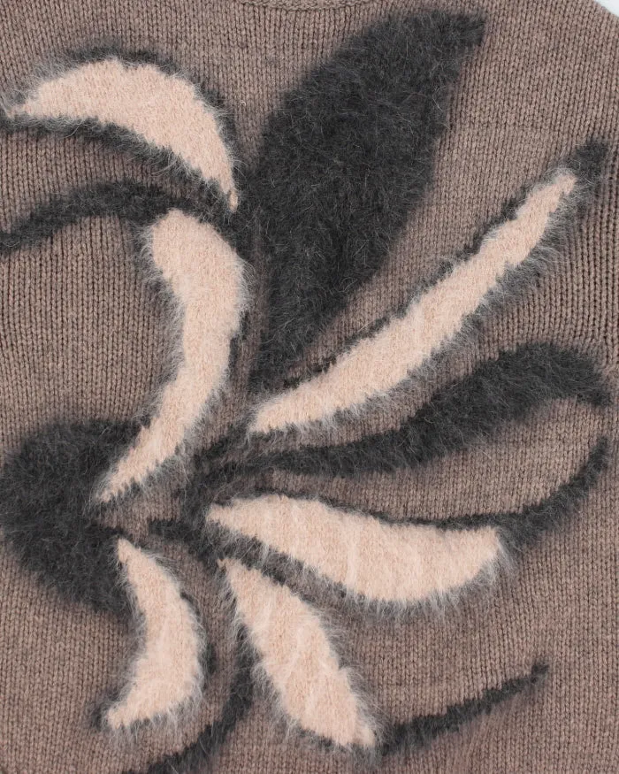 Vintage Roberto Collina Chunky Raised Print Knit Jumper - M sold by Rokit product image thumbnail 3