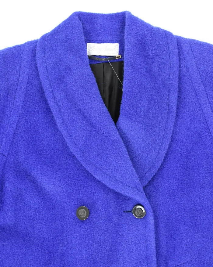 Vintage 80's Heavyweight Double Breasted Overcoat - L sold by Rokit product image thumbnail 4