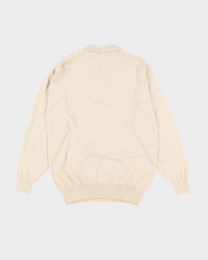 Vintage Cashmere Quarter Button Jumper - M sold by Rokit product image thumbnail 2