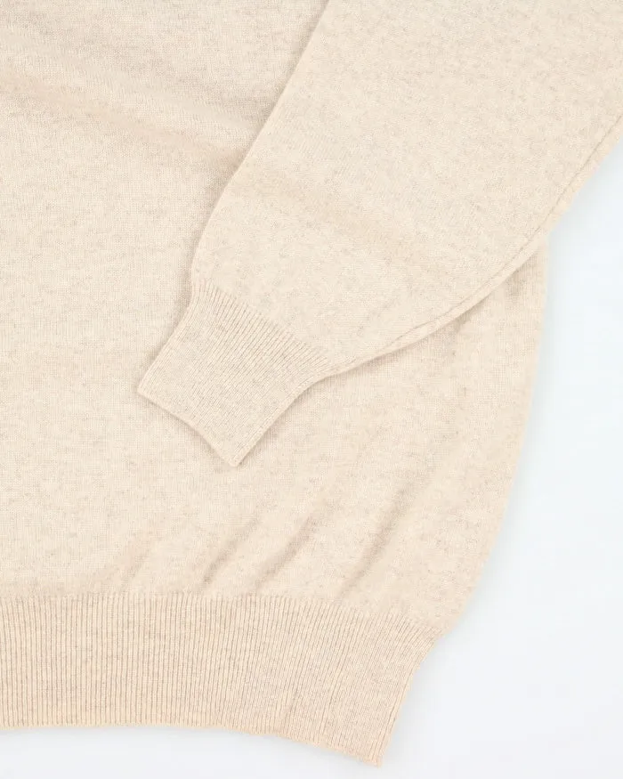 Vintage Cashmere Quarter Button Jumper - M sold by Rokit product image thumbnail 4