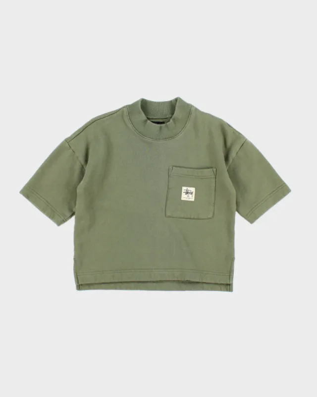 Vintage Stussy Shortsleeve Lightweight Sweatshirt - XS sold by Rokit