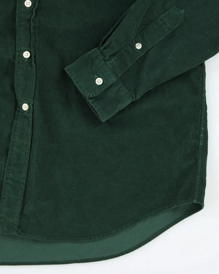 Vintage Ralph Lauren Green Corduroy Button Up Shirt - L sold by Rokit product image thumbnail 4