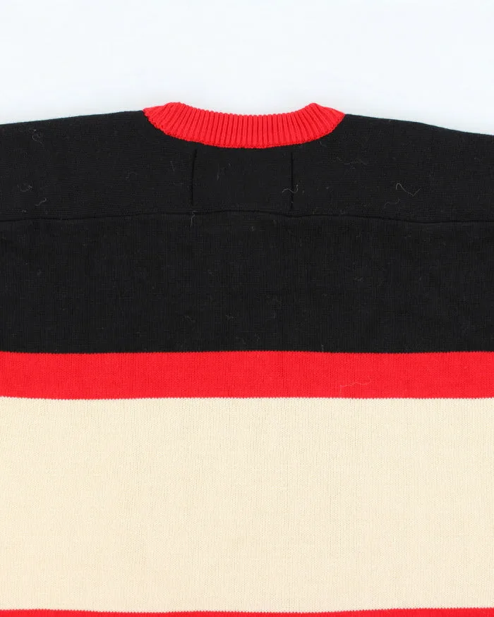 Vintage Chicago Black Hawks NHL Chunky Knit Jumper - L sold by Rokit product image thumbnail 5