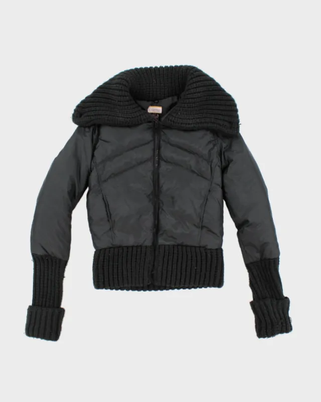 Vintage Y2K Buffalo Cropped Puffer Jacket - L sold by Rokit