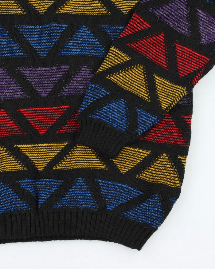 Vintage Signor Angelo Wool Blend Patterned Knit Jumper - M sold by Rokit product image thumbnail 4
