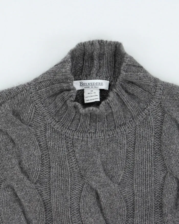 Vintage Belvedere Cable Style Cashmere Knit Jumper - M sold by Rokit product image thumbnail 3