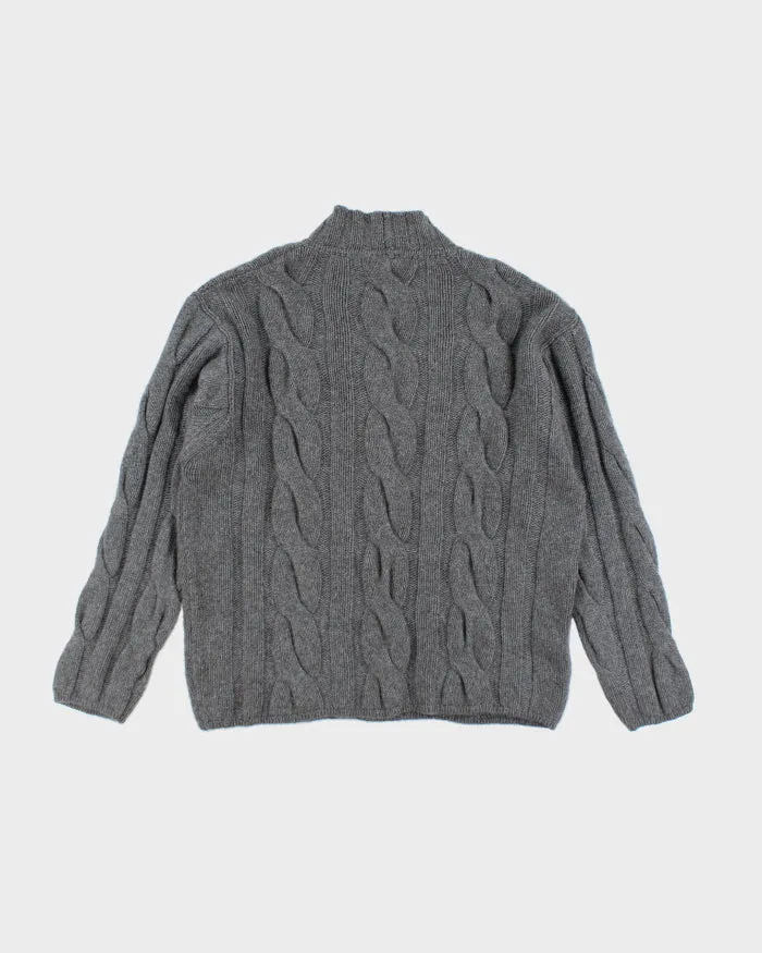 Vintage Belvedere Cable Style Cashmere Knit Jumper - M sold by Rokit product image thumbnail 2