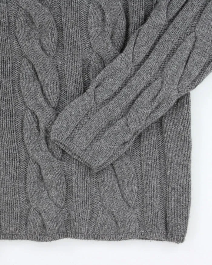Vintage Belvedere Cable Style Cashmere Knit Jumper - M sold by Rokit product image thumbnail 4