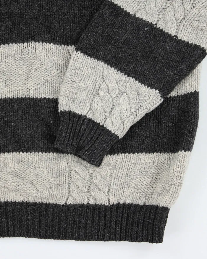Vintage 90's United Colors of Benneton Wool Chunky Knit Jumper- L sold by Rokit product image thumbnail 4
