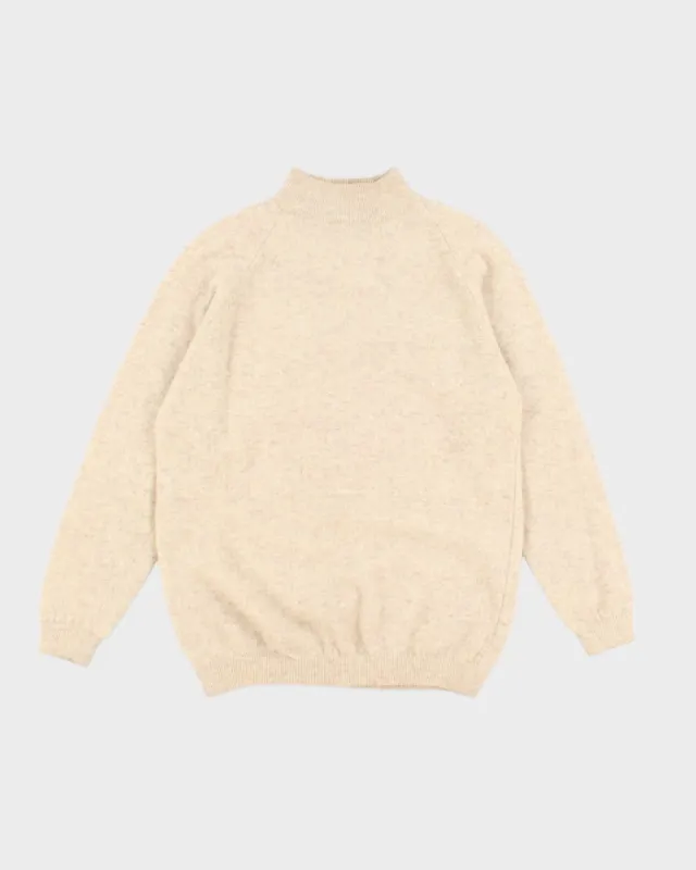 Vintage Snowflake Lambswool Jumper - S sold by Rokit