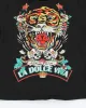 Vintage Y2K Ed Hardy Rhinestone Short Sleeved Hoodie - L sold by Rokit
