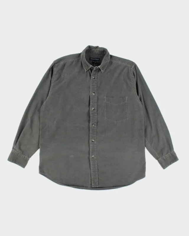 Vintage Denver Hayes Corduroy Button Up Shirt - M sold by Rokit