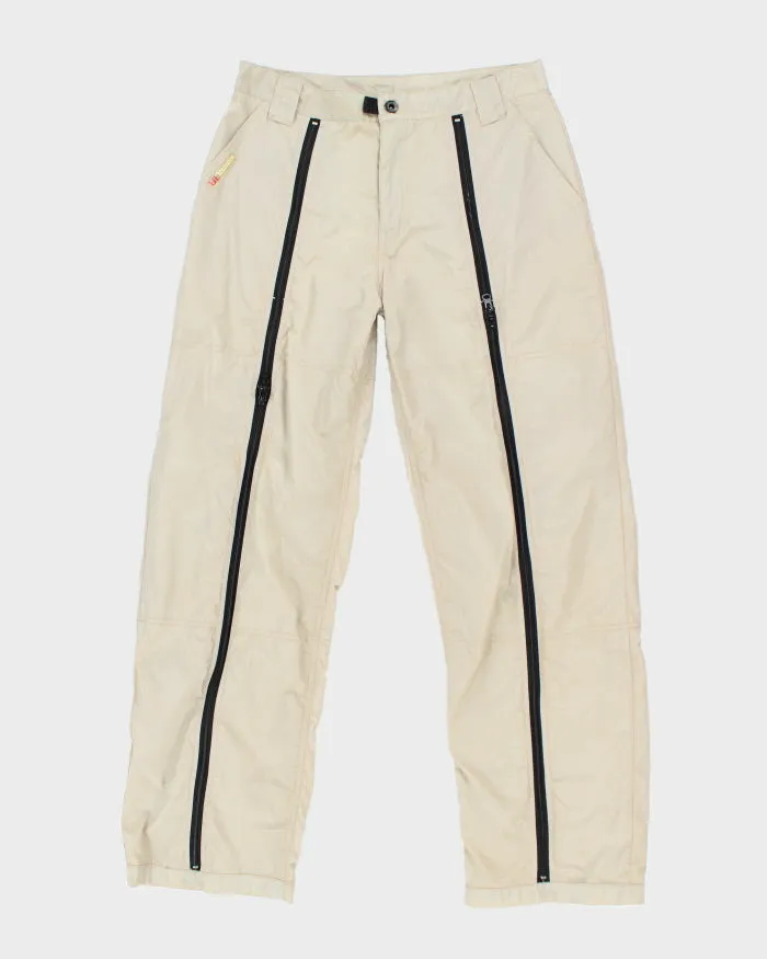Vintage Y2K Urban Life Multi Zip Tracksuit Bottoms - M sold by Rokit