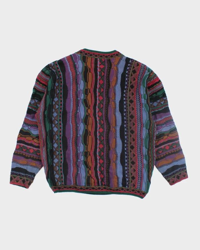 Vintage Tosani Heavyweight Patterned Knit Jumper - L sold by Rokit product image thumbnail 2