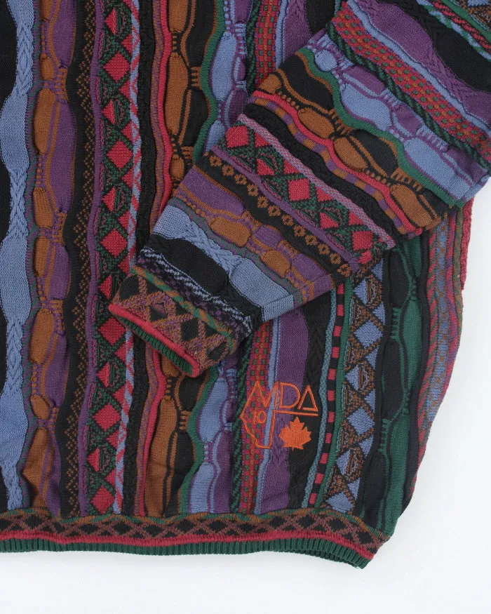 Vintage Tosani Heavyweight Patterned Knit Jumper - L sold by Rokit product image thumbnail 4