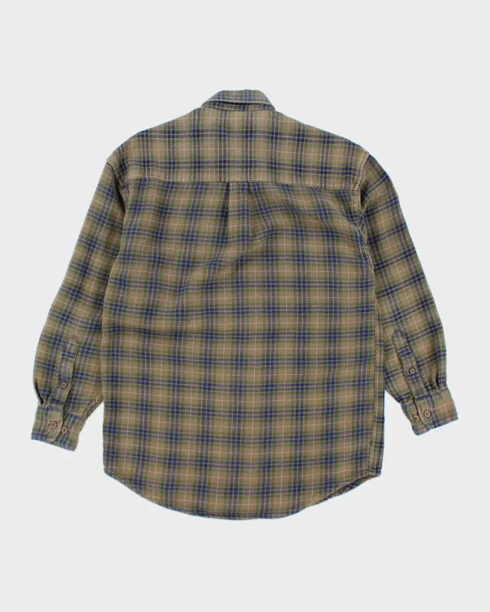 Vintage 90's Green Button Up Flannel Shirt - M sold by Rokit product image thumbnail 2