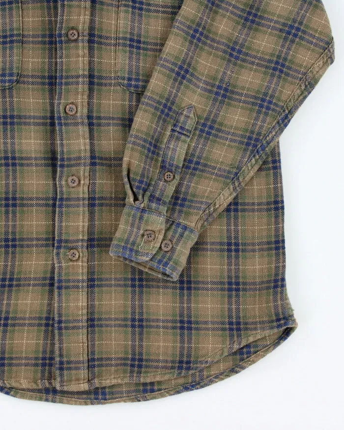 Vintage 90's Green Button Up Flannel Shirt - M sold by Rokit product image thumbnail 4