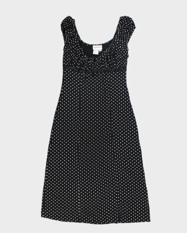 Y2k 00s Raindrops Polka Dot Dress - S sold by Rokit