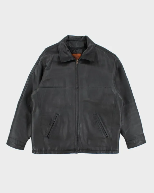 Vintage Canada Sportwear Leather Jacket - L sold by Rokit
