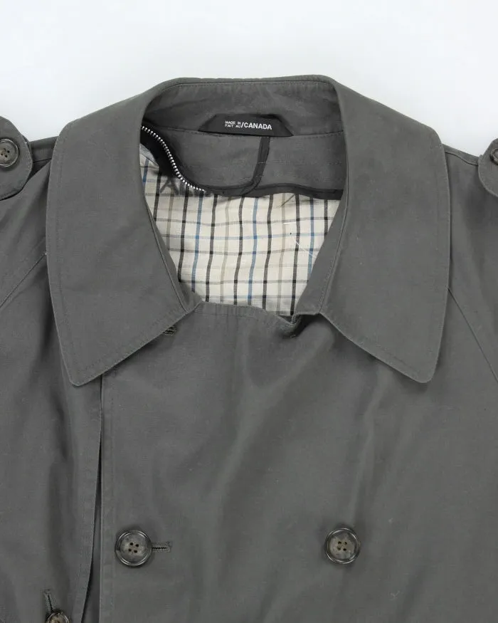 Vintage 90's Heavyweight Collared Overcoat - L sold by Rokit product image thumbnail 3