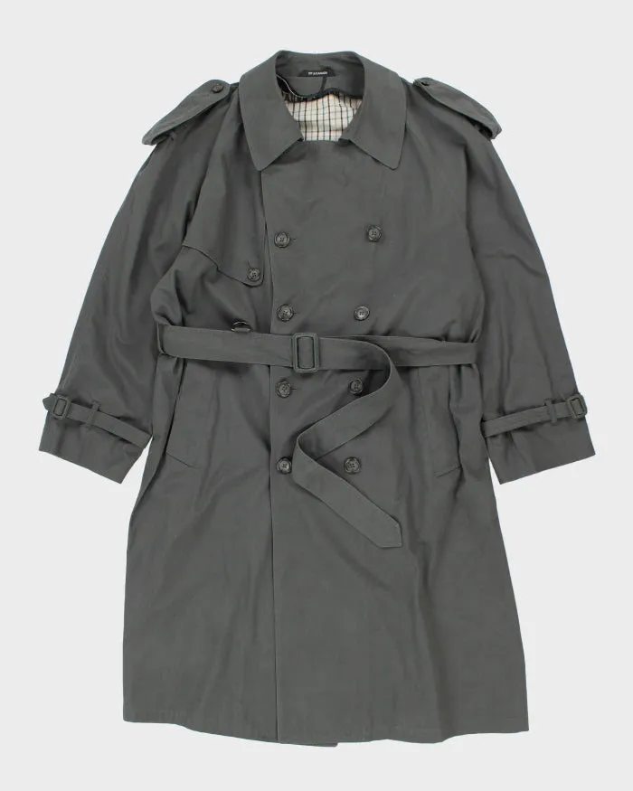 Vintage 90's Heavyweight Collared Overcoat - L sold by Rokit