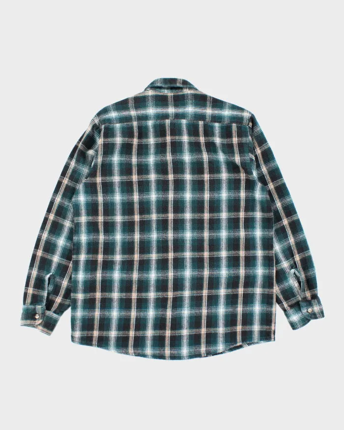 Vintage 90's Heavyweight Flannel Shirt - L sold by Rokit product image thumbnail 2