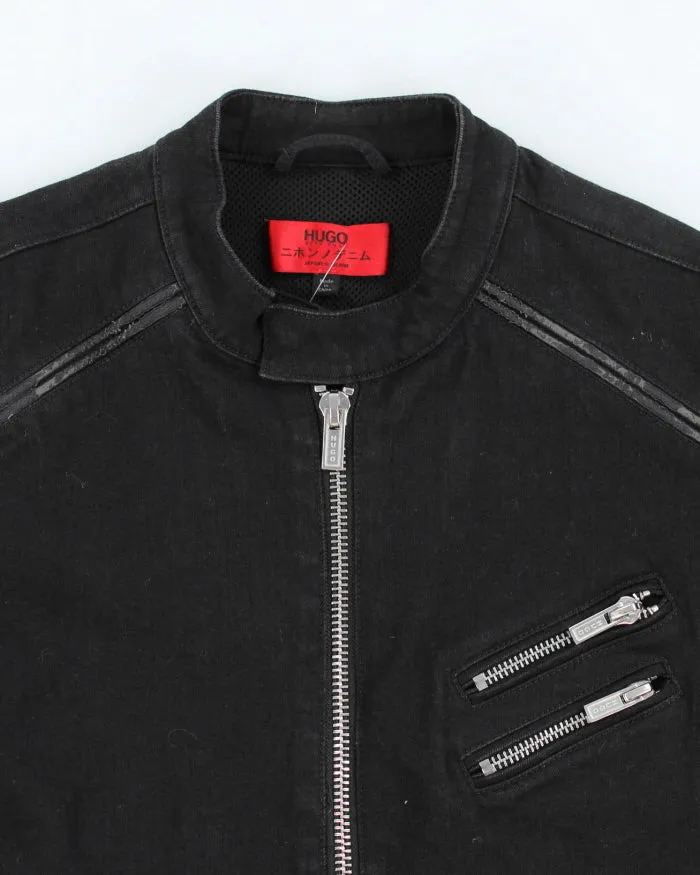 Vintage Hugo Boss Biker Style Harrington Jacket - M sold by Rokit product image thumbnail 3