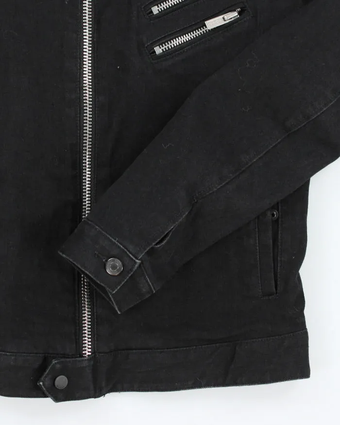 Vintage Hugo Boss Biker Style Harrington Jacket - M sold by Rokit product image thumbnail 4