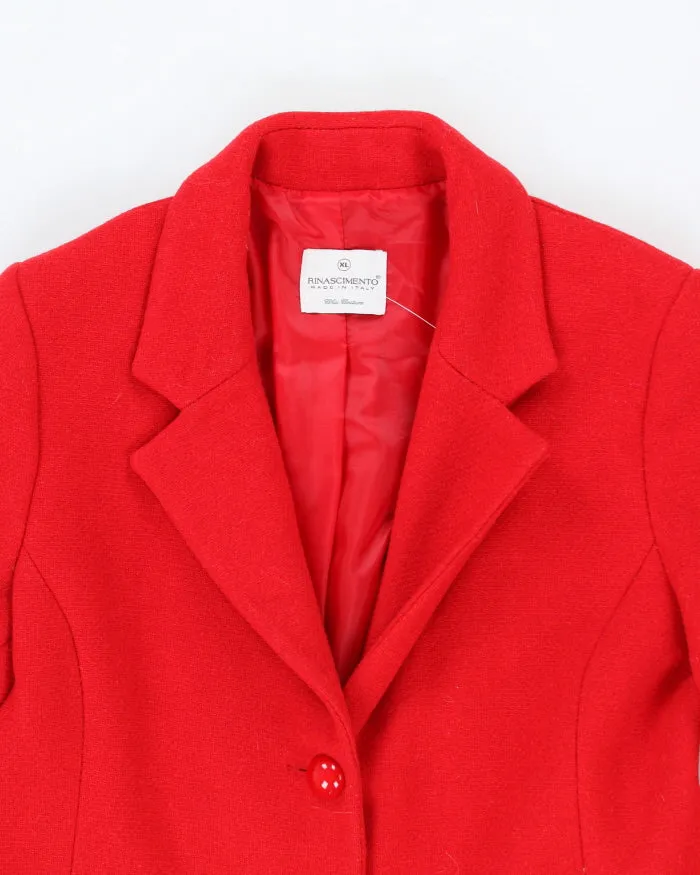 Vintage 90's Rinascimento Double Breasted Wool Blend Overcoat - XL sold by Rokit product image thumbnail 3