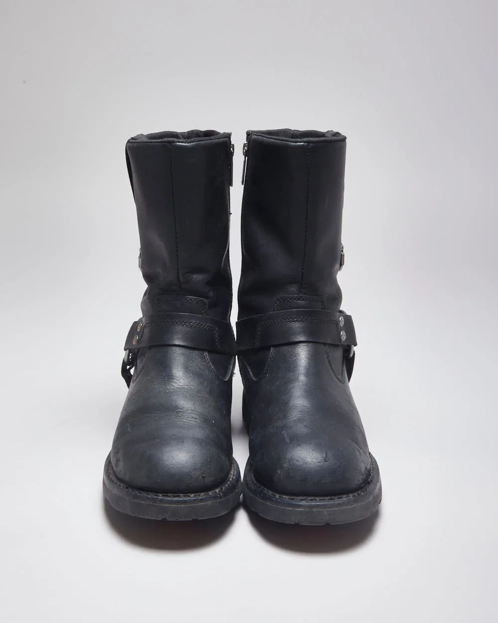 Harley Davidson Black Biker Boots - UK7.5 sold by Rokit product image thumbnail 3