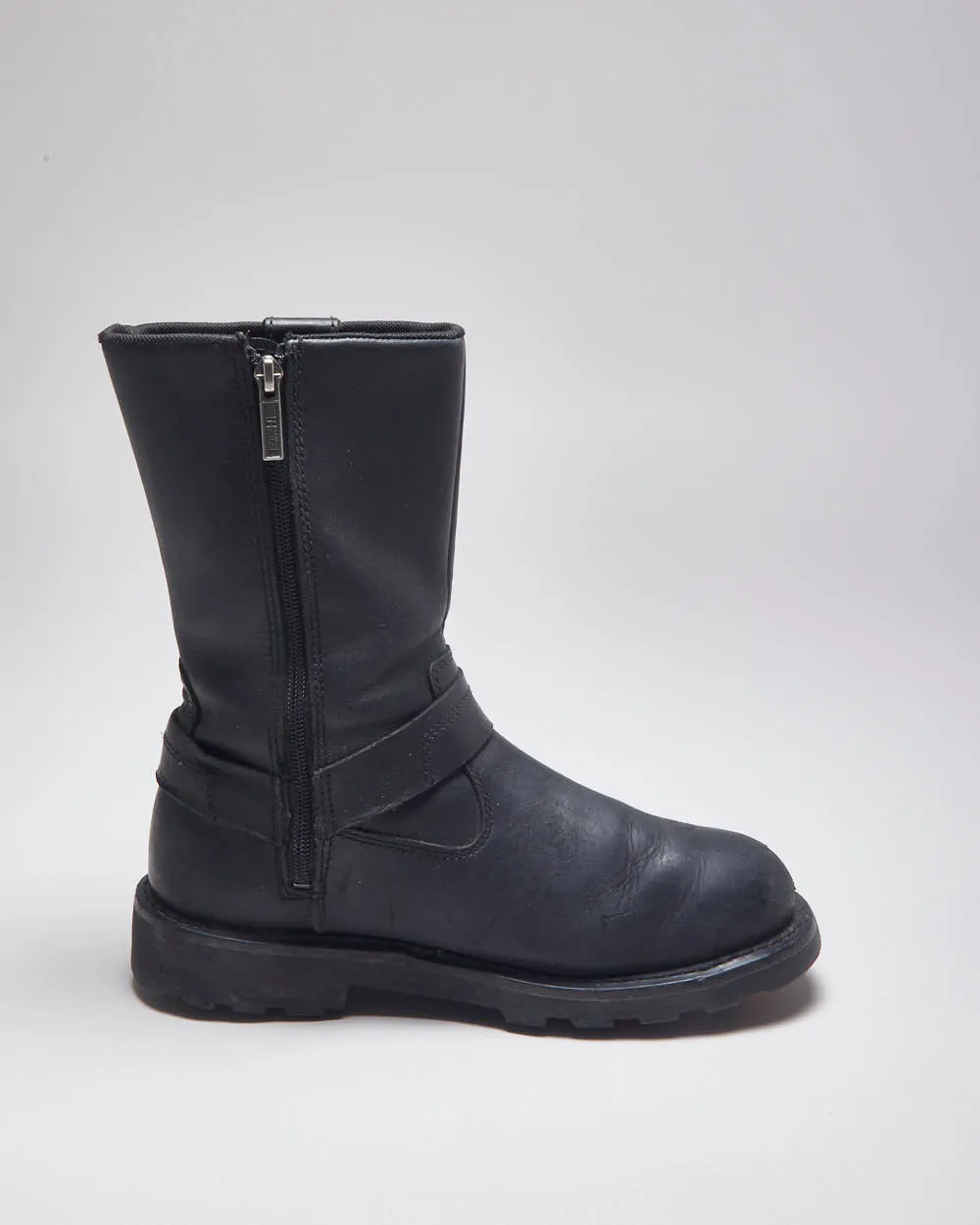 Harley Davidson Black Biker Boots - UK7.5 sold by Rokit product image thumbnail 2