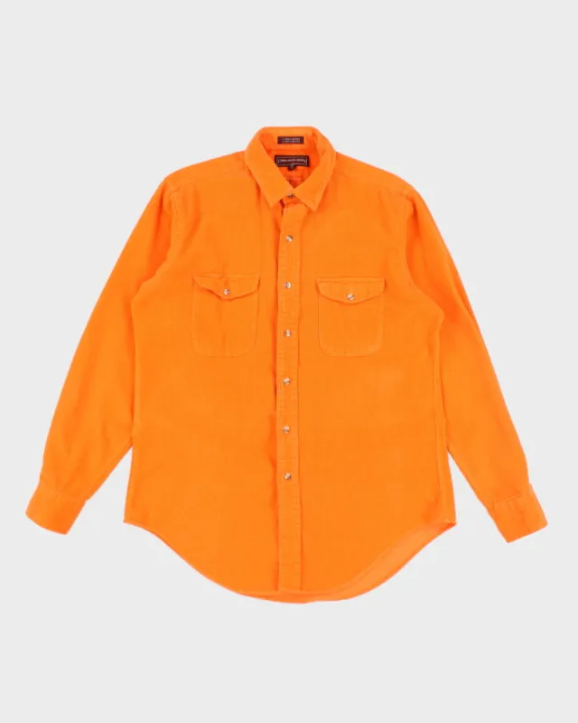 Vintage 2000's Chaps Ralph Lauren Corduroy Long Sleeve Shirt - M sold by Rokit