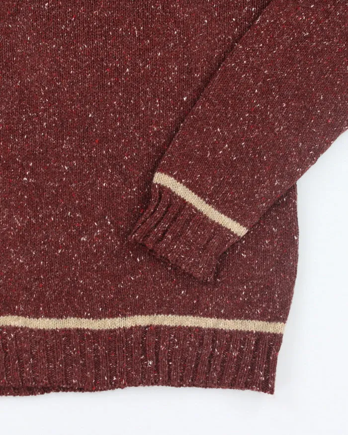 Vintage 80's Woolrich V-Neck Chunky Speckled Knit Jumper - L sold by Rokit product image thumbnail 4