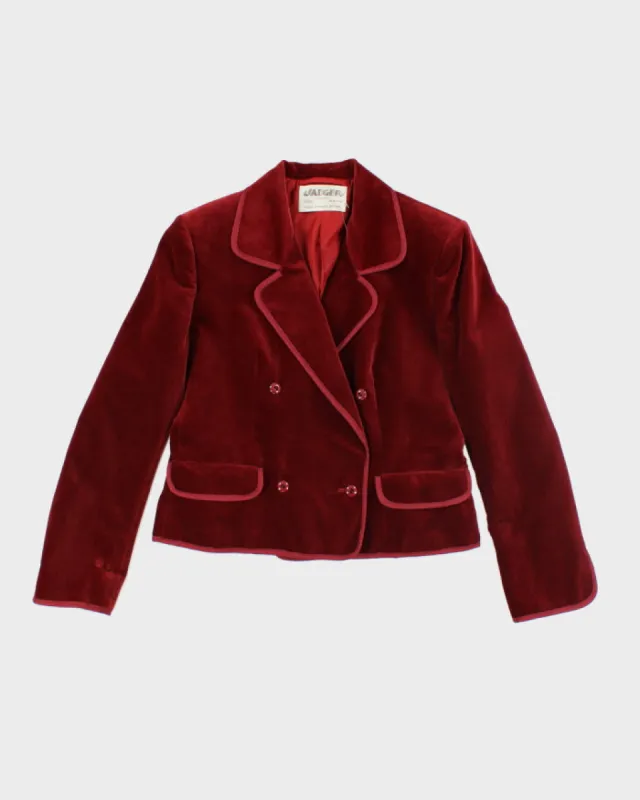 Vintage 80s Jaeger Velvet Blazer - M sold by Rokit