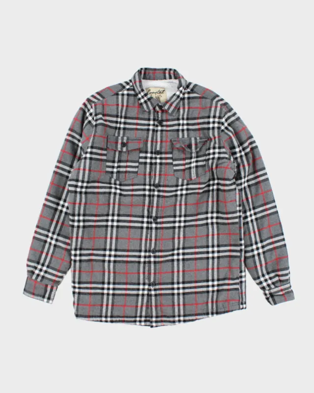 Vintage 90's Heavyweight Lined Button Up Shacket - XL made by Rokit